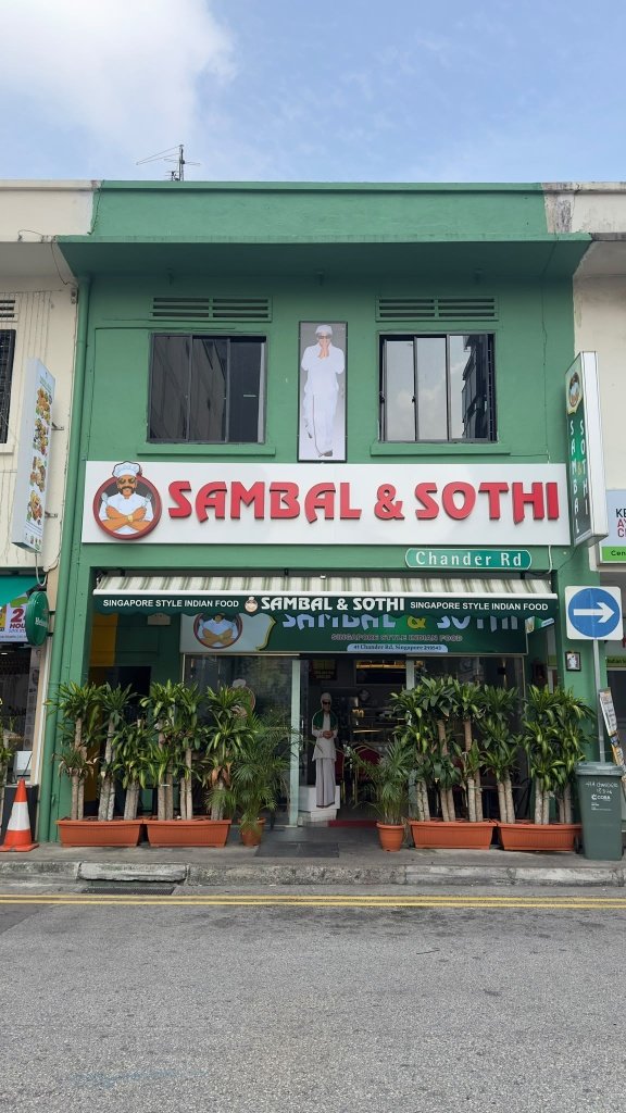 Sambal & Sothi Storefront on Chander Road